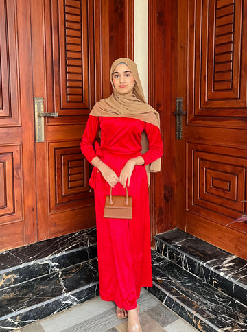Red Bridesmaid Velvet