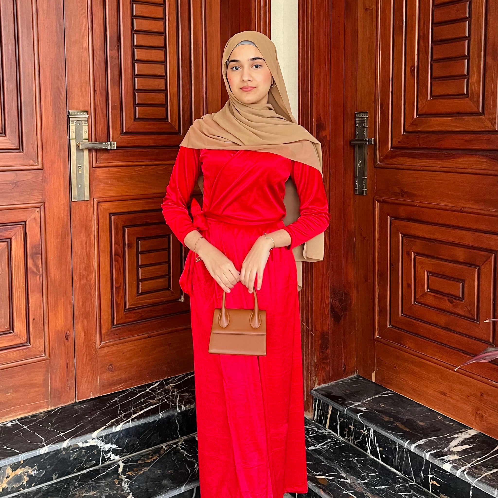 Red Bridesmaid Velvet