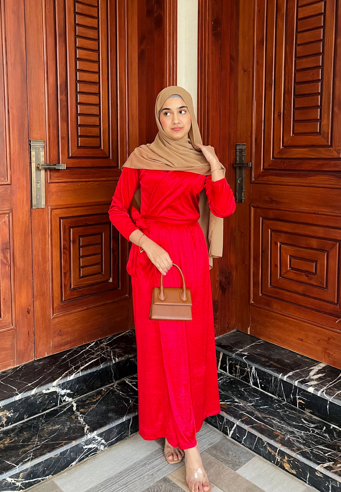 Red Bridesmaid Velvet