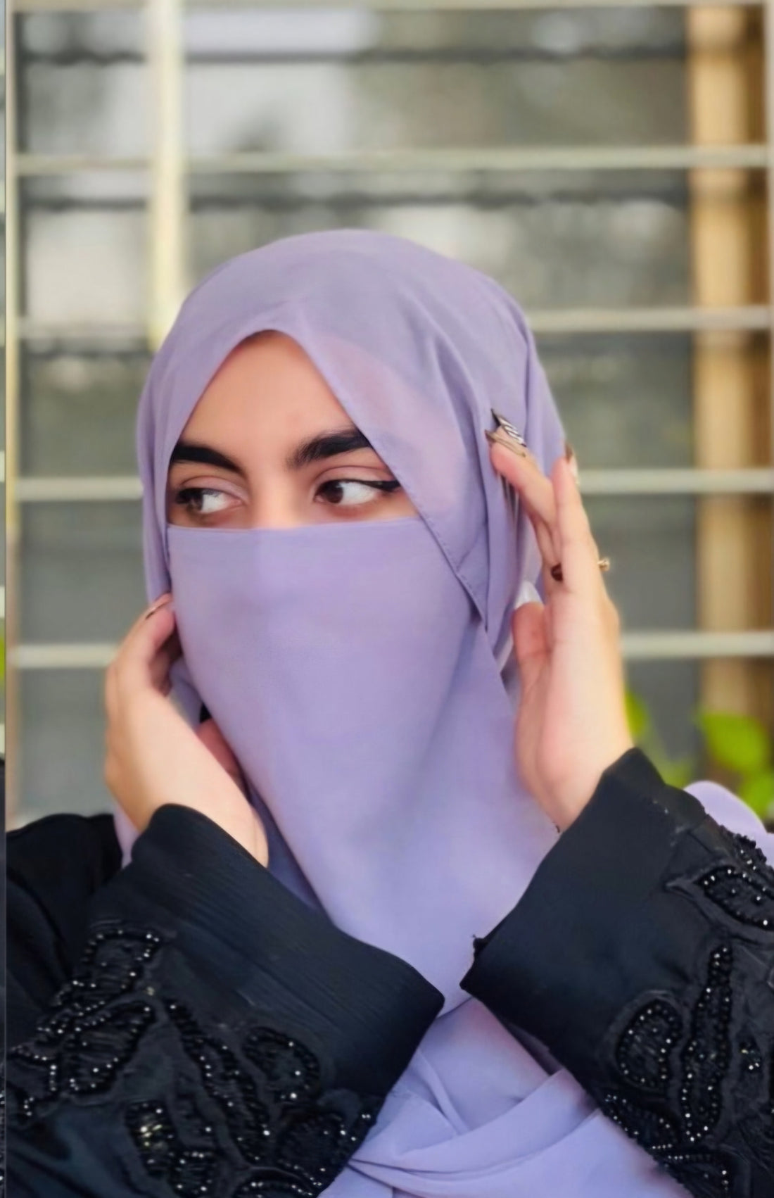 Niqab Set Light Purple