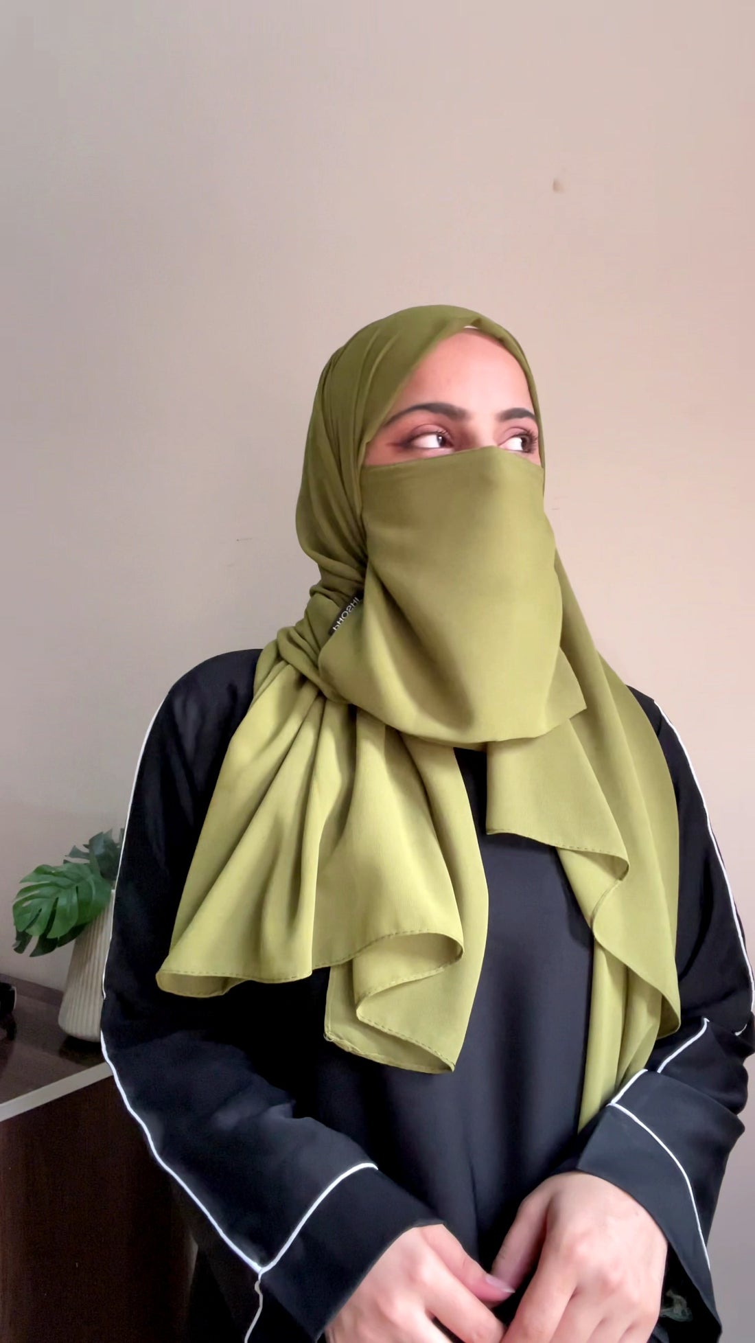 Niqab Set Olive Green