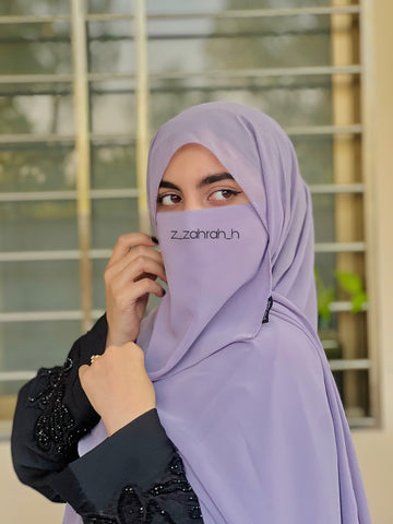 Niqab Set Light Purple