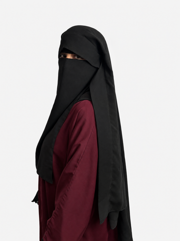 2 lyer Flapper Niqab