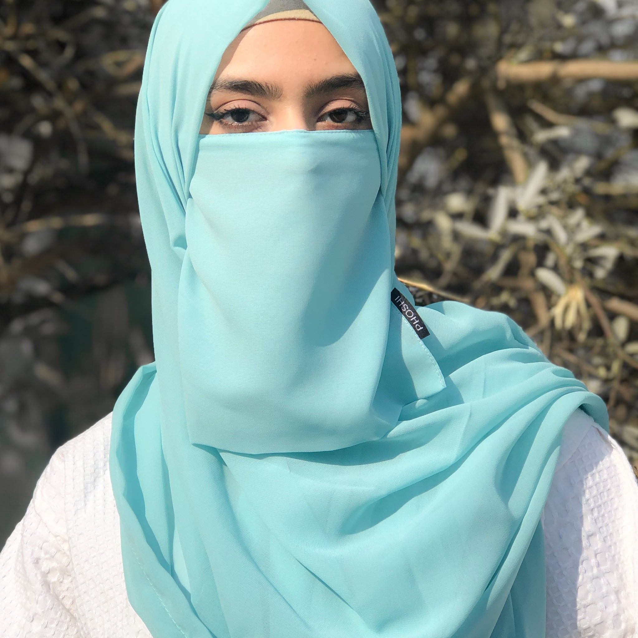 Niqab set Sky Green